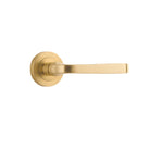 Iver_Door_Lever_Annecy_Rose_Round_handle_brushed_brass